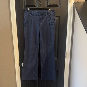 Level 99 Navy Wide-Leg Jeans